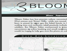 Tablet Screenshot of bloomsalonaz.com